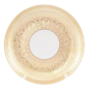 Комплект фарфоровых блюдец Falkenporzellan Diamond Full Gold 15 см (6 шт.)