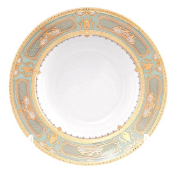 Комплект глубоких тарелок из фарфора Falkenporzellan Donna Seladon gold 22 см (6 шт.)