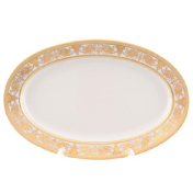 Овальное блюдо Falkenporzellan Imperial Cream Gold 24 см