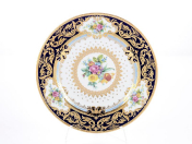 Набор тарелок Falkenporzellan Opal cobalt gold 21 см(6 шт.)