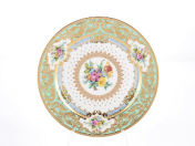 Набор тарелок Falkenporzellan Opal Seladon Gold 21 см(6 шт.)