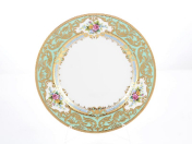 Набор тарелок Falkenporzellan Opal Seladon Gold 28 см(6 шт.)
