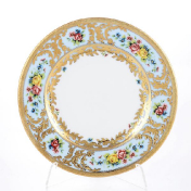 Набор тарелок Falkenporzellan Vienna blue gold 17 см(6 шт.)