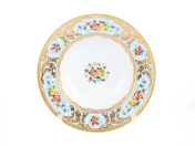 Набор тарелок Falkenporzellan Venna blue gold 23.5 см (6 шт.)