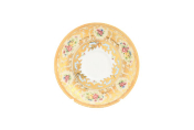 Комплект фарфоровых блюдец Falkenporzellan Vienna Creme Gold 15 см (6 шт.)