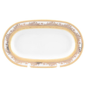 Овальное блюдо Falkenporzellan White Gold 24 см