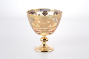 Конфетница Art Decor Veneziano Ambra в.13 см, д.12 см