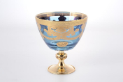 Конфетница Art Decor Veneziano Blu в.13 см, д.12 см