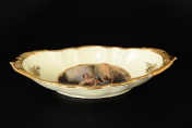 Овальное блюдо глубокое Bruno Costenaro Boucher Ceramiche 34 см