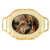 Блюдо с ручками Bruno Costenaro Boucher Ceramiche 38.5*255*6 см
