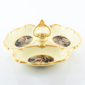 Фарфоровая менажница Bruno Costenaro Boucher Ceramiche 35 см
