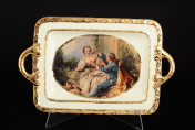 Фарфоровый поднос Bruno Costenaro Boucher Ceramiche 31 см