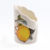 Подставка для зубочисток Caroline Artigianato ceramico Лимоны 8 см