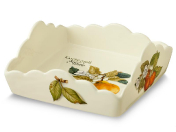 Салфетница квадратная 22 см artigianato ceramico Груша