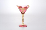 Комплект стеклянных креманок для мартини Art Decor Jewel Color 230 мл(6 шт.)