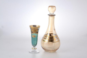 Комплект Art Decor Veneziano Color Sofia 7 предметов, графин 1,5л фужеры 220 мл