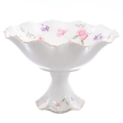 Фруктовница на ножке Royal Classics Huawei ceramics 23 см