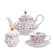 Фарфоровый чайный сервиз Royal Classics Huawei ceramics 14 предметов