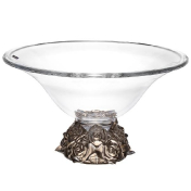 Фруктовница Crystalite Bohemia Frost Розы 35 см
