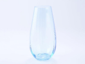 Ваза голубая Crystalex Bohemia Waterfall 24 см Bohemia Crystalite