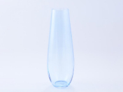 Ваза голубая Crystalex Bohemia Waterfall 34 см Bohemia Crystalite