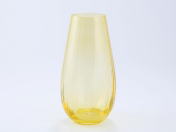 Ваза желтая Crystalex Bohemia Waterfall 24 см Bohemia Crystalite