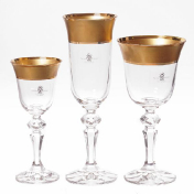 Комплект фужеров Кристина AS Crystal Матовая полоса (18 шт.)