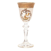 Комплект рюмок для водки Bohemia Охота белая Кристина 60 мл (6 шт.) Bohemia Crystal
