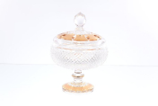 Конфетница с крышкой Crystal Heart д.14 см, в.20 см Bohemia Crystal