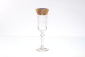 Комплект фужеров для шампанского Crystal Heart 150 мл(6 шт.) Bohemia Crystal