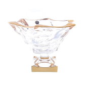 Фруктовница на ножке Crystal Heart 30 см Bohemia Crystal